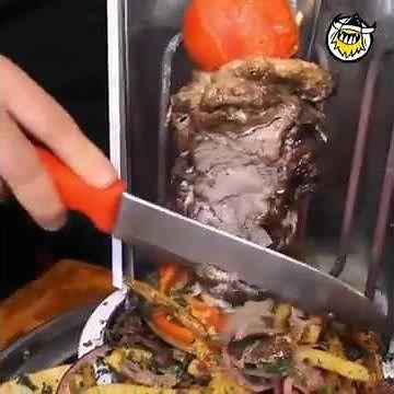 Wonderper Vertical Rotisserie Oven - Rotating Kebob Cooker, White