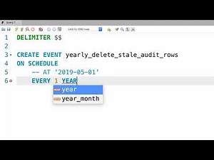 SQL #80 - Events [By Mosh Hamedani]