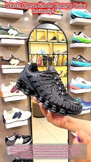 Watch These Shoes Change Color Instantly! 😱 #crafts
