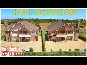 Touring THE NEWEST MANSIONS IN Kenyatta road- Kiambu County - Gated Estate with a STYLE @ $350,000