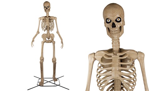 Home Depot unveils ‘new and improved’ giant skeleton
