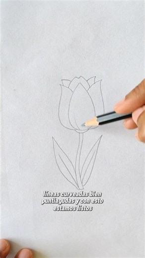Draw a Flower 🌷 very easy #drawing #flowers #tutorial