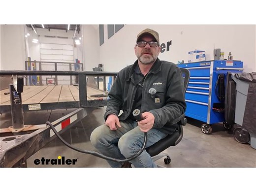 Optronics 7-Way Round RV Style Trailer Connector Installation - Flat Bed Trailer