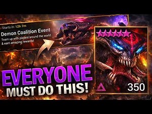 EVERYONE MUST FARM THIS in the Demon Coalition Event! - Raid Shadow Legends