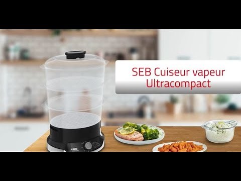 SEB |Avec le cuiseur vapeur Ultracompact : Préparez un menu complet en une seule fois !
