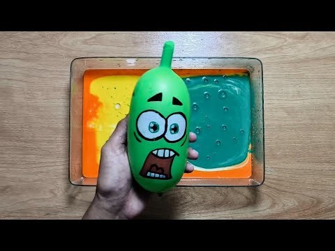 Color Explosion! SLIME Balloon Challenge for Relaxation