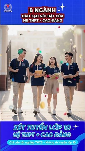8 ngành đào tạo nổi bật của Hệ THPT + Cao đẳng