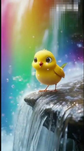 Tuni Bird and the Magical Rainbow Waterfall 🌈✨ | Funny 3D Cartoon for Kids | Tony TV Shorts