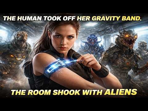 The Human Took Off Her Gravity Band on Her Shoulder — The Room Shook With Aliens | HFY | Sci-Fi