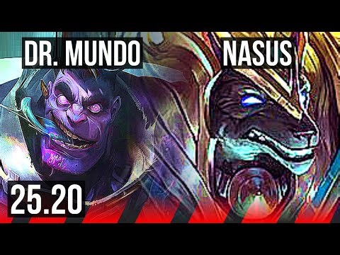 DR. MUNDO vs NASUS (TOP) | 47k DMG, 6/3/13, 4k comeback | EUW Master | 25.20