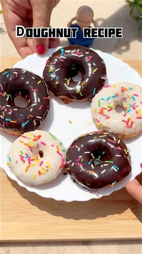 Doughnut Recipe #sweets #shorts #viral #shortsfeed #donuts