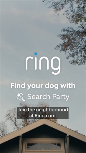 Did you catch our Game Day ad? 🐕🏈 Introducing Search Party for Dogs, a new way of finding lost dogs with the power of community. 🔗 Learn more about Search Party at: https://to.ring.com/searchpartyfb | Ring