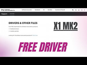 Native Instruments X1 MK2: DRIVER PARA TRAKTOR. Mac/Windows