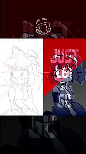 MAKING OF - Round n' Round - bbno$ and GameOverse animation #animation #commission #tadc #indie