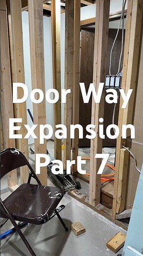 How To Widen A Door Way Opening On A Load Bearing Wall (Part 7) #diy #homeimprovement