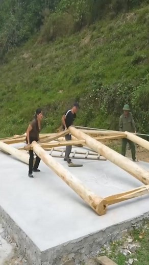 348K views · 2.7K reactions | How to Assemble and Build a Wooden Cabin Frame by Yourself #build #bushcraft #logcabin #shelter #camping #camp #Outdoors #survival #idea #viral #fypviralシ � #original #fyp #foryou #friends #following #FacebookReel #reelsvideoシ #reels #FacebookReelContest #reelsviralfb | Alison Netherveth | Facebook