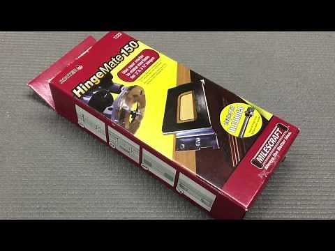 Milescraft 1222 HingeMate150 Door Hinge Jig - How to Rout Hinge Mortises on Doors and Jambs