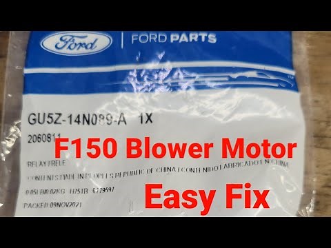 Ford F150 Blower Motor Malfunction Easy Fix #f150