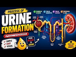 Process of Urine Formation in 2 Minutes | Animated Nephron Explained