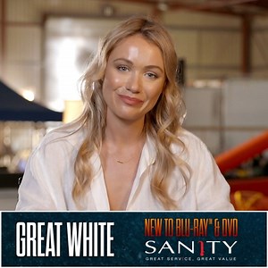 23K views · 125 reactions | Here's 30 Rock star Katrina Bowden to tell you about the BRAND NEW Aussie shark thriller #GreatWhiteMovie that was filmed near the Gold Coast. Get your copy on Blu-Ray & DVD now at Sanity: https://bit.ly/3hdNjAI | Sanity | Facebook