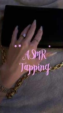 ASMR Sounds Leather Tapping & Purse Sounds #asmrsounds #asmrtriggers #sleepaid