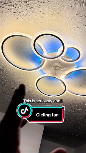 FLASH SALE - Upgrade your space with this RGB Color Changing LED Ceiling Fan Light 🌈✨ Set the mood with custom colours, adjust the brightness, and stay cool all in one. Perfect for your living room setup with easy remote control convenience 🔥❄️ Smart App Control too 😍#LEDLighting #CeilingFan #RGBLights #Smartfan #tiktokmademebuylt
