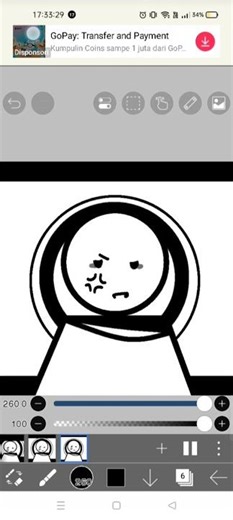 first time animation in ibis paint||#art #ibispaintx