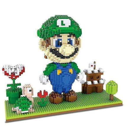 Super Mario Luigi Building Blocks Puzzle Micro 3d Figures Educational Brick Toys-Vinsniv - Walmart.ca