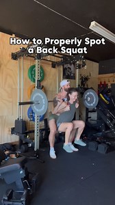Been working for years to perfect this back squat spotting technique. 🤣 On a serious note, a spotter is always recommended but @majorfitness_global safety arms are SOLID. So don’t forget to use those too. Save this post, share it with a fellow fit dad, and follow for fitness. #fitdad #couplesworkout #squats #legworkout #fitmom #majorstrength | Ben Barker Fitness