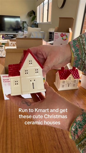 Kmart Christmas Ceramic Houses: Adorable Holiday Decor