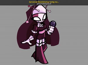 Sarvente Reanimated (omg nun woman real!!) Mod for Friday Night Funkin' | FNF Mods