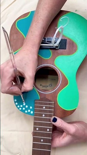 Transforming a Ukulele with Surfpaints | Custom Hand-Painted Design