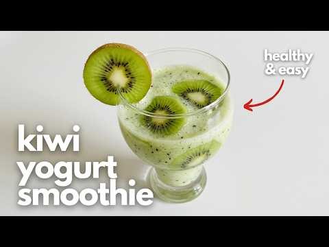 Easy Kiwi Yogurt Smoothie in 5 Minutes | Healthy Drink Recipe