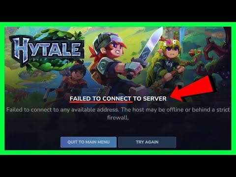 How to FIX Hytale Failed to Connect to Any Available Address