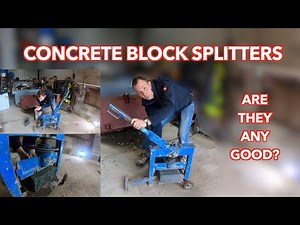 Concrete block splitters - are they any good?