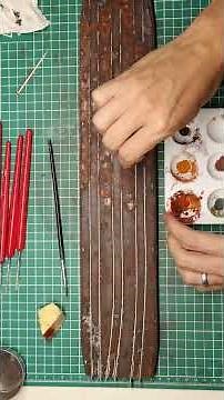 Weathering my scratch built N Scale car barge #miniature #nscale #modelrailroad