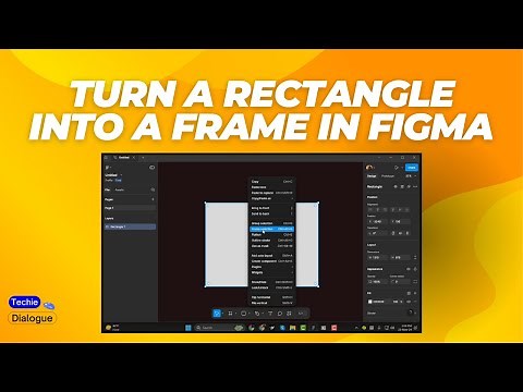 How to Turn a Rectangle Into a Frame in Figma