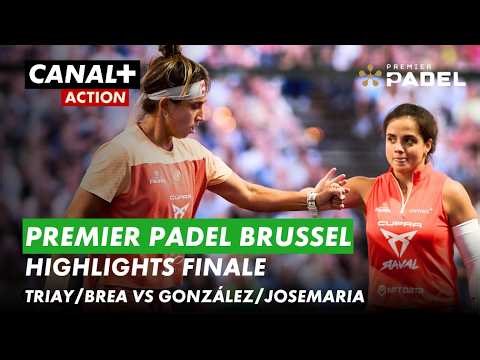Premier Padel Brussel Highlights | Finale vrouwen | Triay/Brea vs González/Josemaría