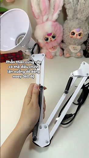 Đèn học để bàn có thể kẹp bàn bóng led hỗ trợ chống cận thị✨💡✔️ #denhoc #denchongcan #dendebanlam