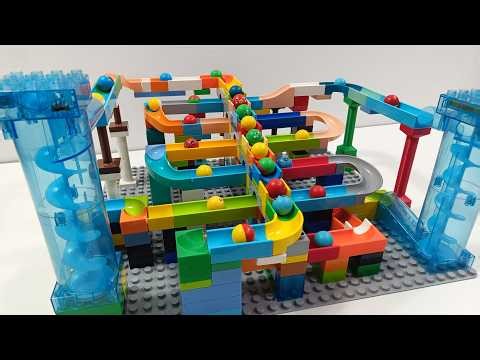 Marbles Escape the Twin Spiral Towers – Wild Track Maze! 🔵🌀