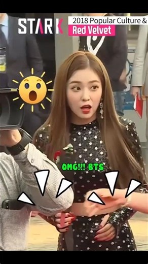 When Irene from red velvet Got Scared Because of Army's Screaming 😱 #shorts #bts