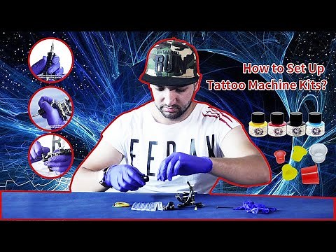 How to set up a tattoo kit step by step | Wormhole Tattoo | Tattoo Machine Setup
