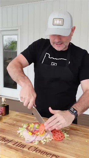 How to make an Italian chopped sandwich #subscribe