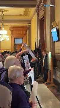 See reaction in Indiana Statehouse when redistricting push failed