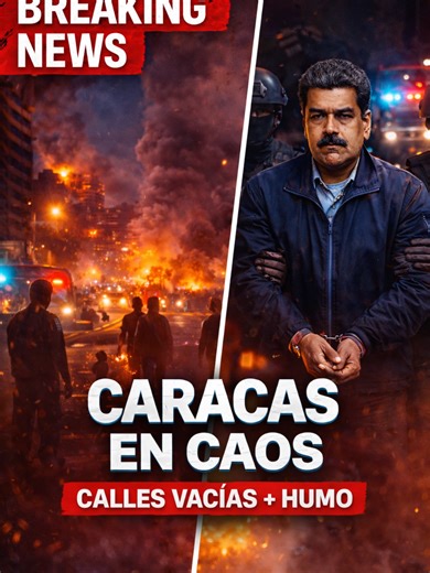 Las calles de Venezuela ahora mismo No son palabras. Son imágenes. Así se siente Venezuela hoy. #BreakingNews #VenezuelaHoy #Caracas #ParaTi