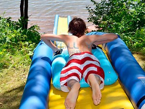 [Hot Item] Hot Inflatable Slide Water Orbital Inflatable Water Slide