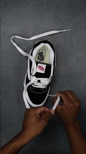 How to Lace Knu Skool Vans - LOOSE-LACES - #vans #sneakers #tutorial