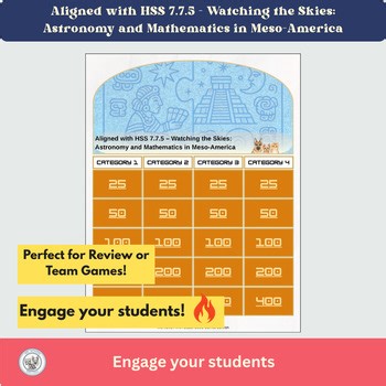 HSS 7.7.5 Trivia Game - Watching the Skies: Astronomy & Mathematics Meso-America