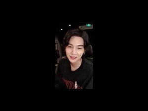 MIN YOONGI SUGA Weverse Live BTS 24/08/2022 BTS LIVE SUGA VLIVE