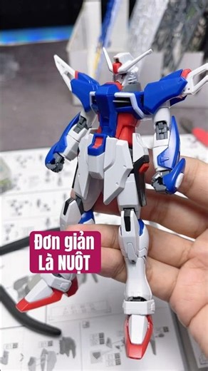 Không cần backpack rườm rà thì form dáng của Destiny Gundam HG đã quá solid, đơn giản NUỘT #gunpla